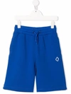 Marcelo Burlon County Of Milan Kids' Little Boy's & Boy's Logo Sweat Shorts In Blue