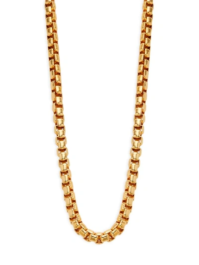Effy Men's Goldplated Sterling Silver Box Chain Necklace
