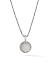 David Yurman Women's Cable Collectibles Sterling Silver & Pavé Diamond Initial Pendant Necklace In F