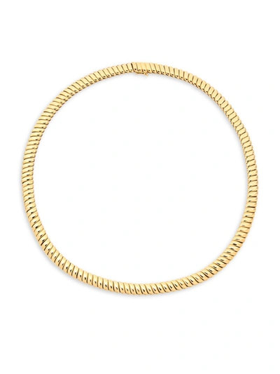 Anita Ko Classic Zoe 18k Yellow Gold Choker Necklace In Black