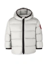 Canada Goose Baby's Crofton Down Quilted Puffer Jacket In Silver Birch