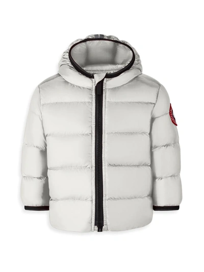 Canada Goose Baby's Crofton Down Quilted Puffer Jacket In Silver Birch