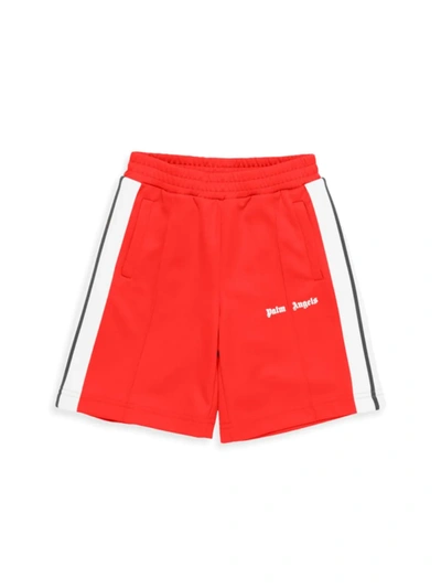 Palm Angels Kids' Little Boy's & Boy's Classic Logo Track Shorts In Red