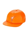 Giuseppe Zanotti Cohen Snakeskin-effect Leather Cap In Neon Orange