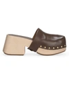 MARSÈLL WOMEN'S STUDDED LEATHER CLOGS