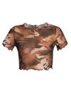 HERON PRESTON WOMEN'S CAMO MESH TOP