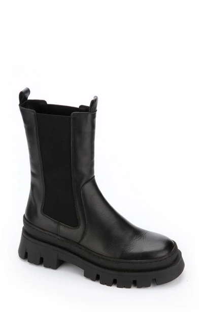 Kenneth Cole New York Women's Maple Chelsea Lug Sole Boots Women's Shoes In Black