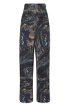 FENDI MARBLED CASHMERE LINED SWEATER PANTS