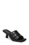 Vince Women's Ceil Slip On Quilted Sandals In Black