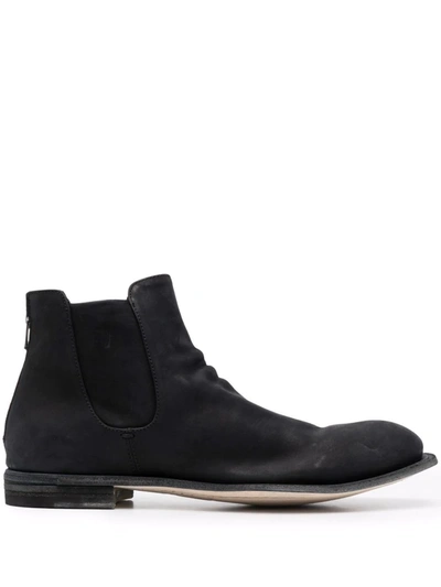 Officine Creative Durga Leather Chelsea Boots In Black