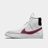 Nike Blazer Mid '77 Se Dance Big Kids' Shoes In White,black,summit White,rush Maroon