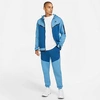 Nike Tech Fleece Taped Jogger Pants In Blue