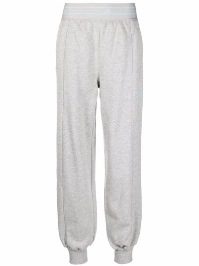 Adidas By Stella Mccartney Elasticated Waistband Track Trousers In Grey
