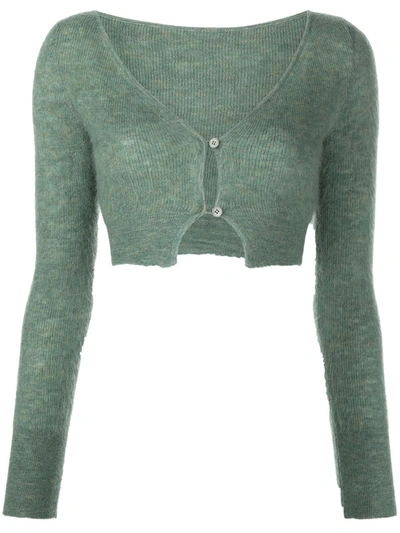 Jacquemus Green La Montagne 'le Cardigan Alzou' Cardigan