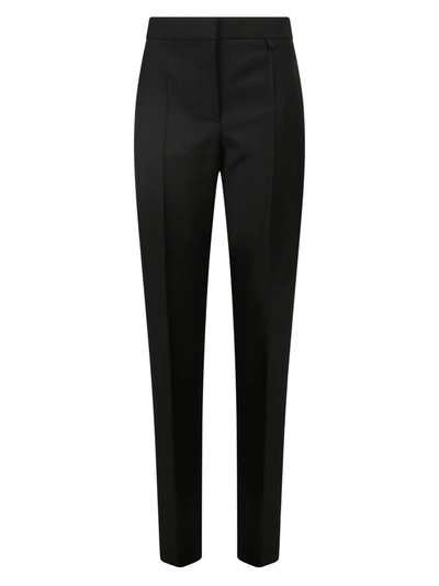 Givenchy Satin Slim Fit Trousers In Black