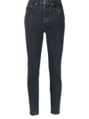 Re/done Comfort Stretch High-rise Stovepipe Jeans In 23
