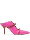 Malone Souliers Maureen 70 Nappa Leather Mules In Pink