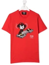NEIL BARRETT TEEN FELIX THE CAT T-SHIRT