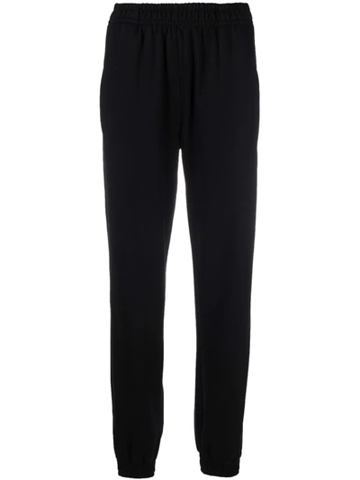 Styland Organic Cotton Track Pants In Black