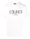 Just Don Sound-print Short-sleeve T-shirt In White