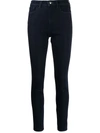 Emporio Armani High-waisted Skinny Jeans In 0941