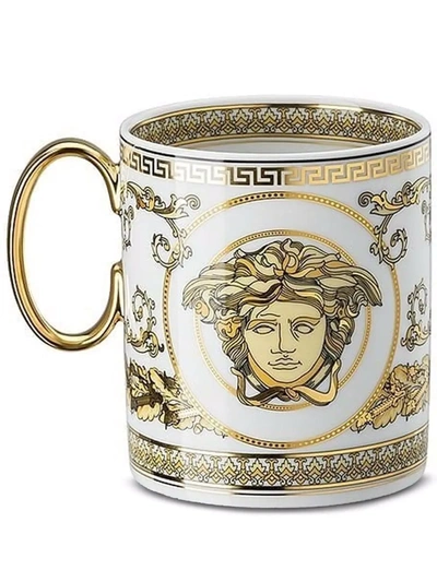 Versace Virtus Gala Mug In White