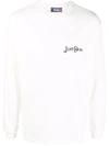JUST DON AUTHORIZED DEALER-EMBROIDERED LONG-SLEEVE T-SHIRT
