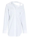 Alexander Wang T Alexanderwang.t Cutout & Open Back Shirt Dress In White