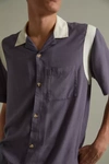 Standard Cloth Bowling Shirt In Grey