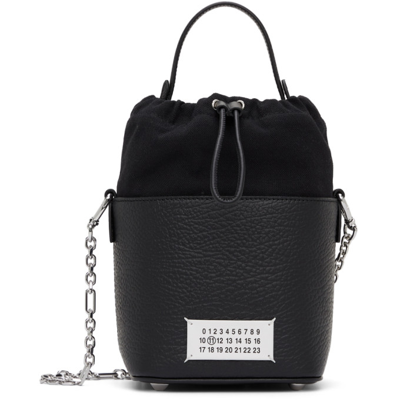 Maison Margiela Black 5ac Bucket Bag In T8013 Black