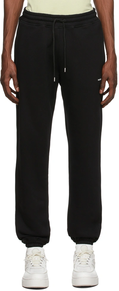 Soulland Black Logo Cotton-blend Sweatpants
