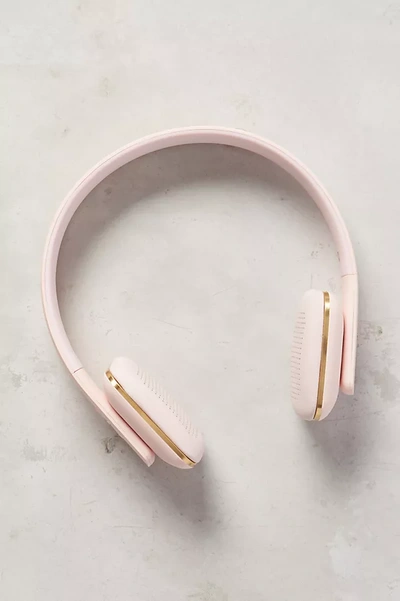 Anthropologie Ahead Wireless Headphones In Pink