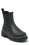 Hunter Refined Stitch Waterproof Chelsea Boot In Black