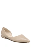 Franco Sarto Neiman Flats Women's Shoes In Taupe Leather