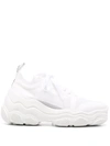 Redv Logo-print Lace-up Sneakers In White
