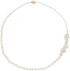 Sophie Bille Brahe Peggy Fontaine Short Strand Necklace With Pearl Clusters In Pearl