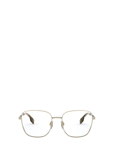 Burberry Eyeglasses In Pale Gold