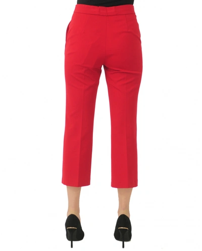 Liviana Conti Pants Culotte Point Milan Flame In Red