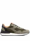 DIADORA PANELLED LACE-UP TRAINERS