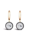 Pragnell 18kt Rose Gold And Silver Legacy Diamond Drop Earrings In Rosa