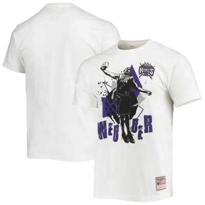 Mitchell & Ness Men's  Chris Webber White Sacramento Kings Suite Sensations Player T-shirt