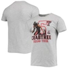 RETRO BRAND ORIGINAL RETRO BRAND MICHAEL CRABTREE HEATHERED GRAY TEXAS TECH RED RAIDERS RING OF HONOR T-SHIRT