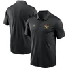 NIKE NIKE BLACK PITTSBURGH PIRATES COOPERSTOWN COLLECTION LOGO FRANCHISE PERFORMANCE POLO