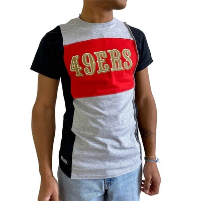 Refried Apparel Men's Heathered Gray San Francisco 49ers Split T-shirt In Heather Gray