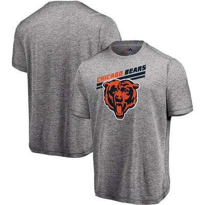 Majestic Men's  Grey Chicago Bears Showtime Pro Grade Cool Base T-shirt