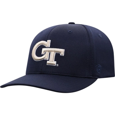 Top Of The World Navy Georgia Tech Yellow Jackets Reflex Logo Flex Hat