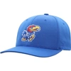 TOP OF THE WORLD TOP OF THE WORLD ROYAL KANSAS JAYHAWKS REFLEX LOGO FLEX HAT