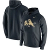 NIKE NIKE BLACK COLORADO BUFFALOES VINTAGE SCHOOL LOGO PULLOVER HOODIE