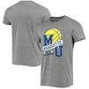 HOMEFIELD HOMEFIELD HEATHER GRAY MARQUETTE GOLDEN EAGLES VINTAGE 1977 CHAMPS T-SHIRT
