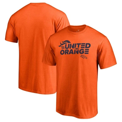 Fanatics Branded Orange Denver Broncos Reunited In Orange T-shirt